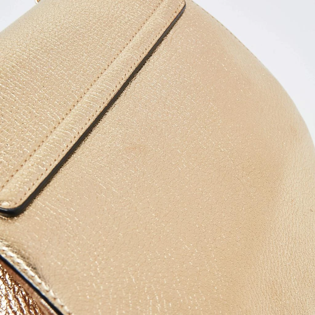 Chloe Metallic Gold Leather Medium Drew Shoulder Bag 商品