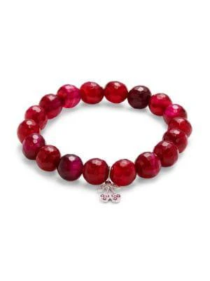 商品Sydney Evan|14K White Gold & Multi Stone Cherry Bracelet,价格¥2852,第1张图片