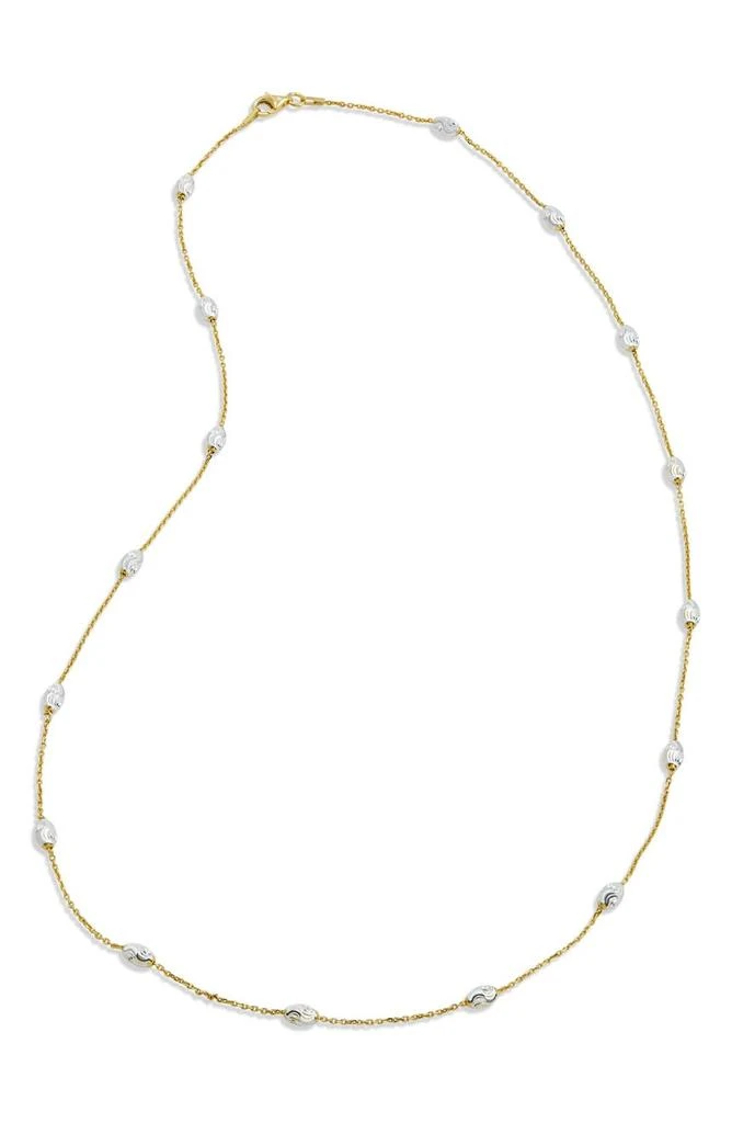 商品Savvy Cie Jewels|Two-Tone Station Chain Necklace,价格¥300,第1张图片