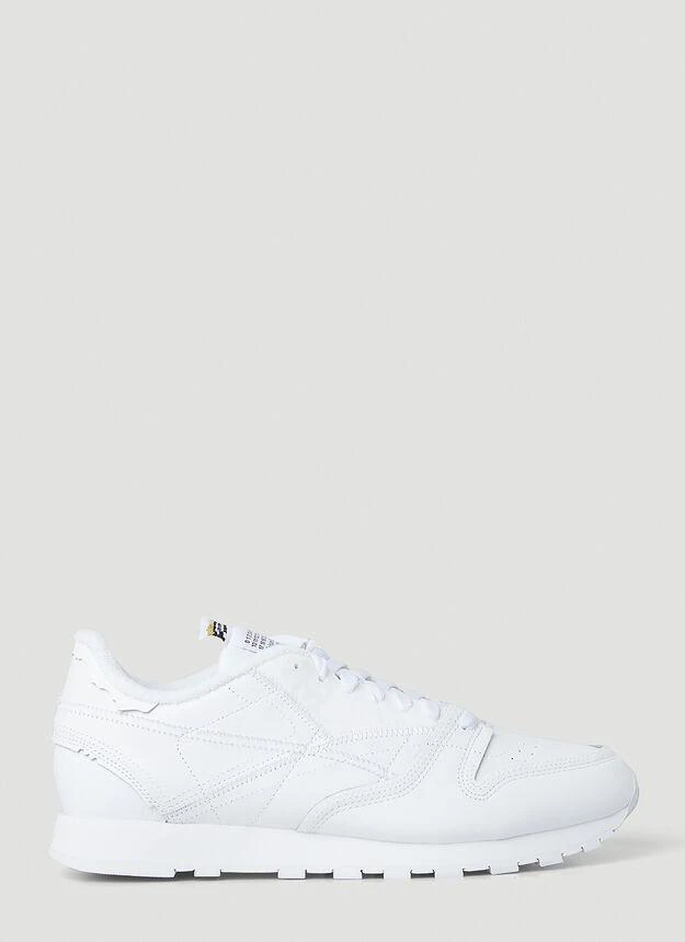 商品MAISON MARGIELA|Club C Trompe L'œil Sneakers in White,价格¥1376,第1张图片