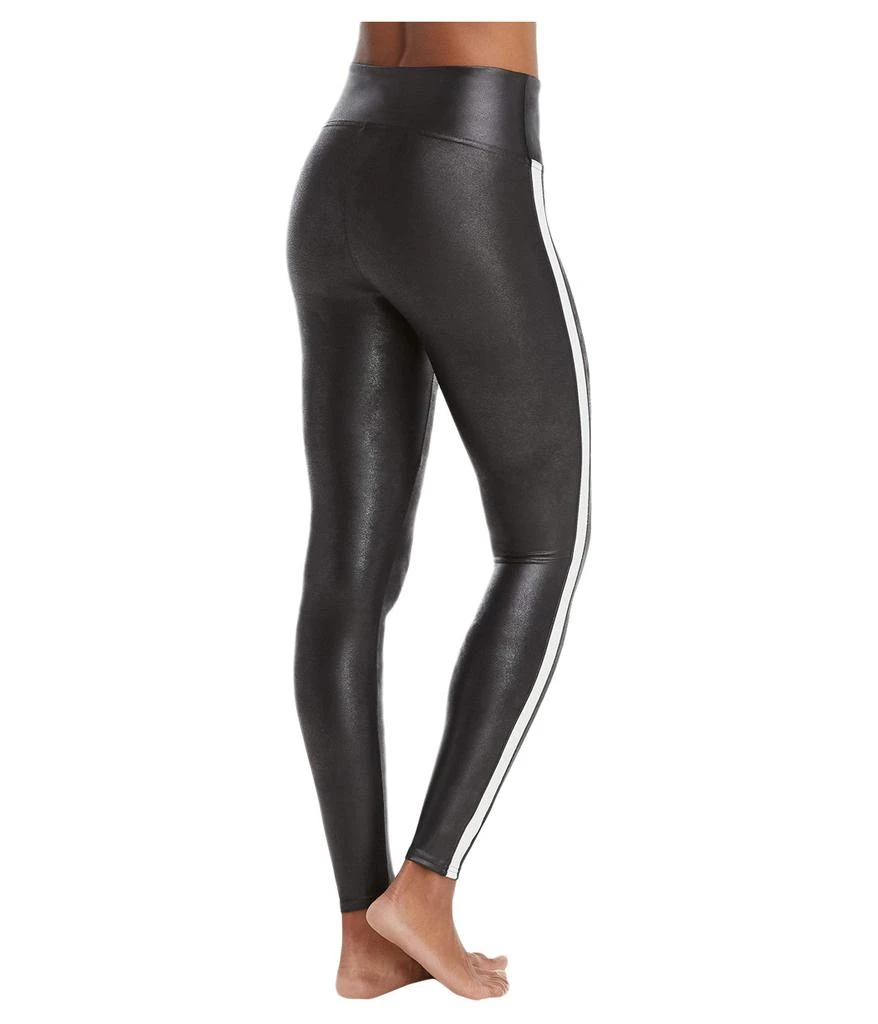 商品SPANX|SPANX  Faux Leather Leggings for Women Tummy Control with Side Stripe,价格¥366,第3张图片详细描述