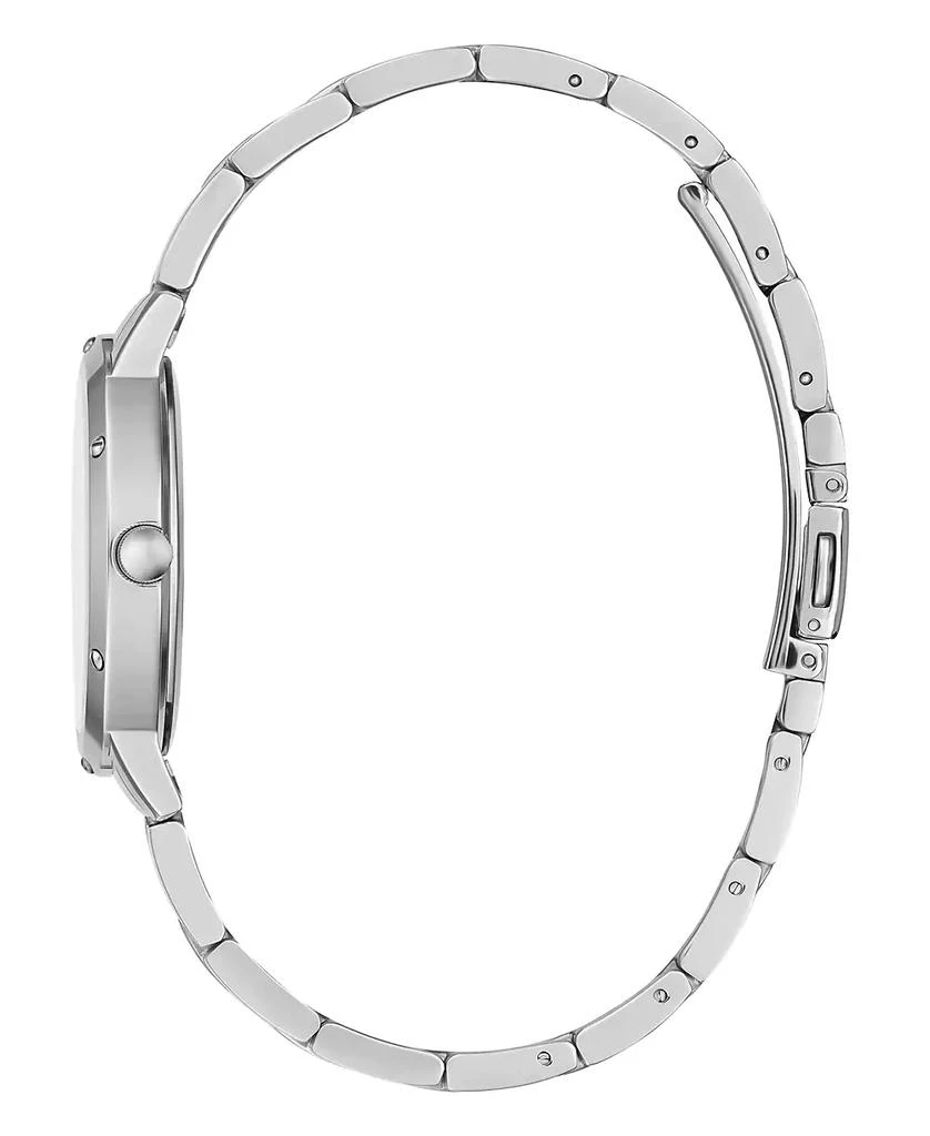 商品GUESS|Women's Silver-Tone Stainless Steel Bracelet Watch, 34mm,价格¥787,第3张图片详细描述