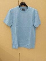 EMPORIO ARMANI 男士蓝色棉质圆领短袖T恤 6L1TA2-1JGYZ-0546商品第1张图片规格展示