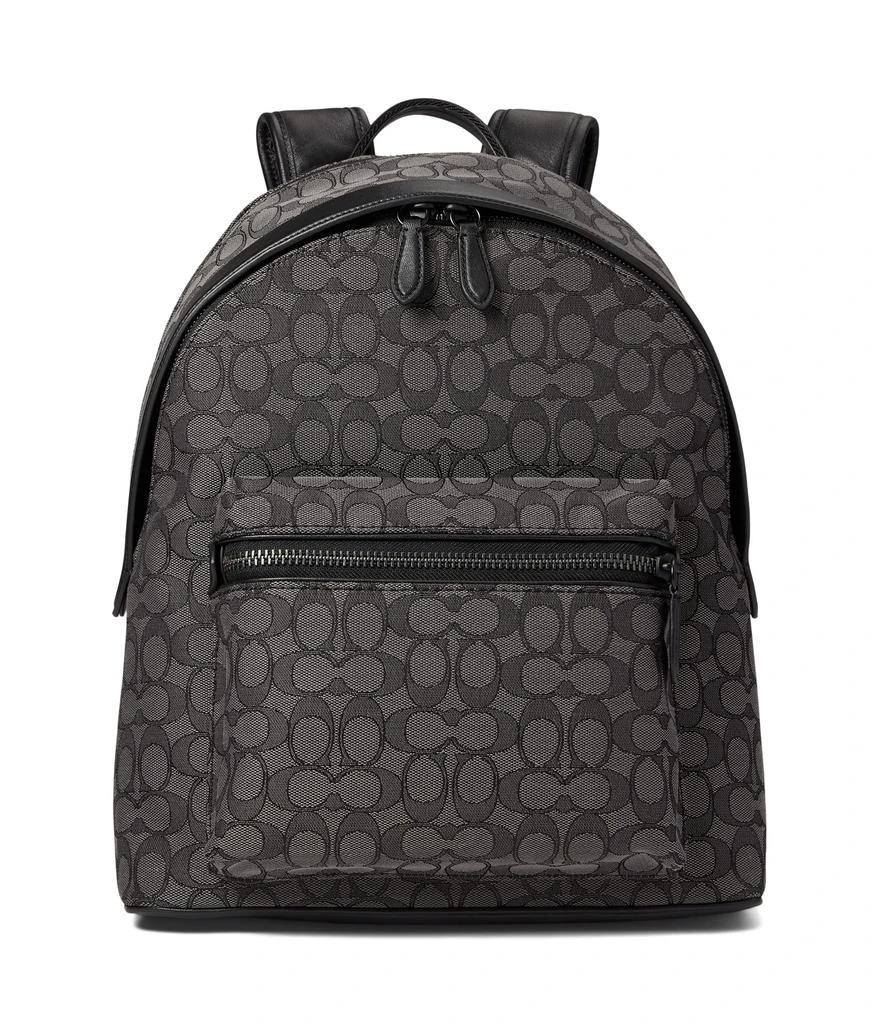 商品Coach|Charter Backpack in Signature Jacquard,价格¥2237,第1张图片