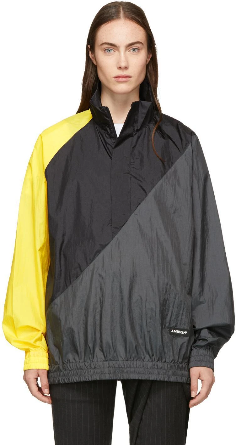 商品Ambush|Black & Yellow Track Jacket,价格¥2162,第1张图片