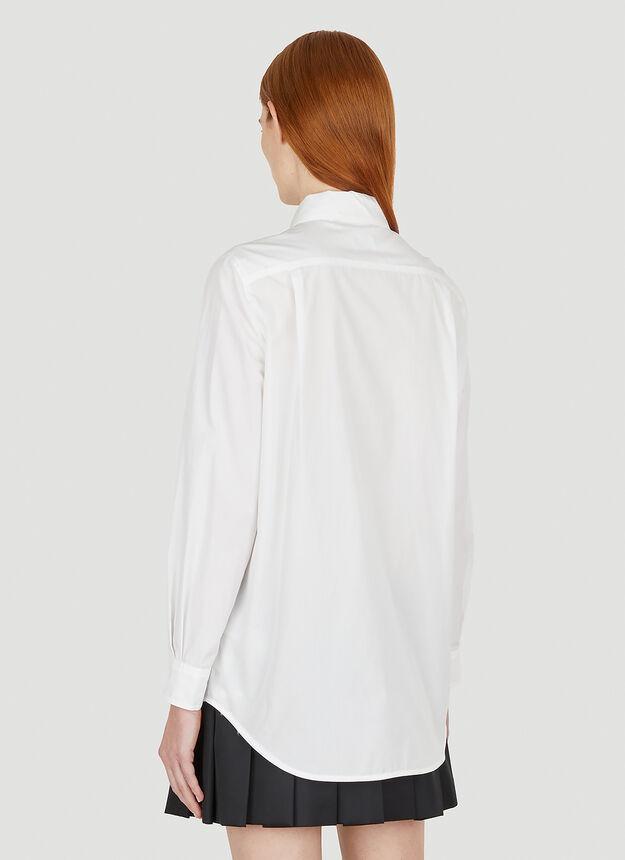 商品Burberry|Logo Patch Shirt in White,价格¥5727,第6张图片详细描述