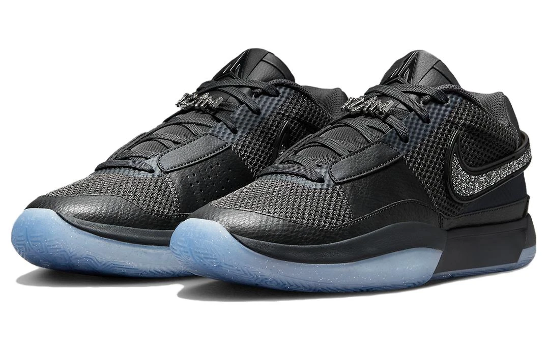商品[国内直发] NIKE|Ja 1 莫兰特1代 \"12 AM\" 午夜 时尚百搭 防滑耐磨 低帮 实战篮球鞋 男女同款 黑色,价格¥6728,第4张图片详细描述