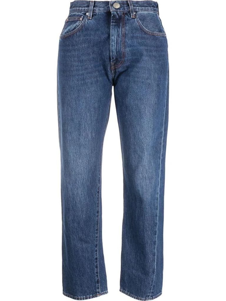 商品Totême|TOTEME - Straight Leg Cropped Denim Jeans,价格¥2685,第1张图片