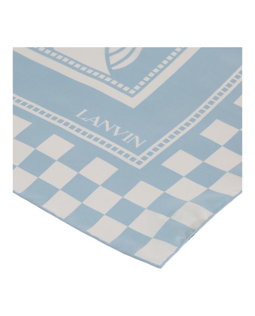 商品Lanvin|Checkered Wool Scarf,价格¥938,第4张图片详细描述