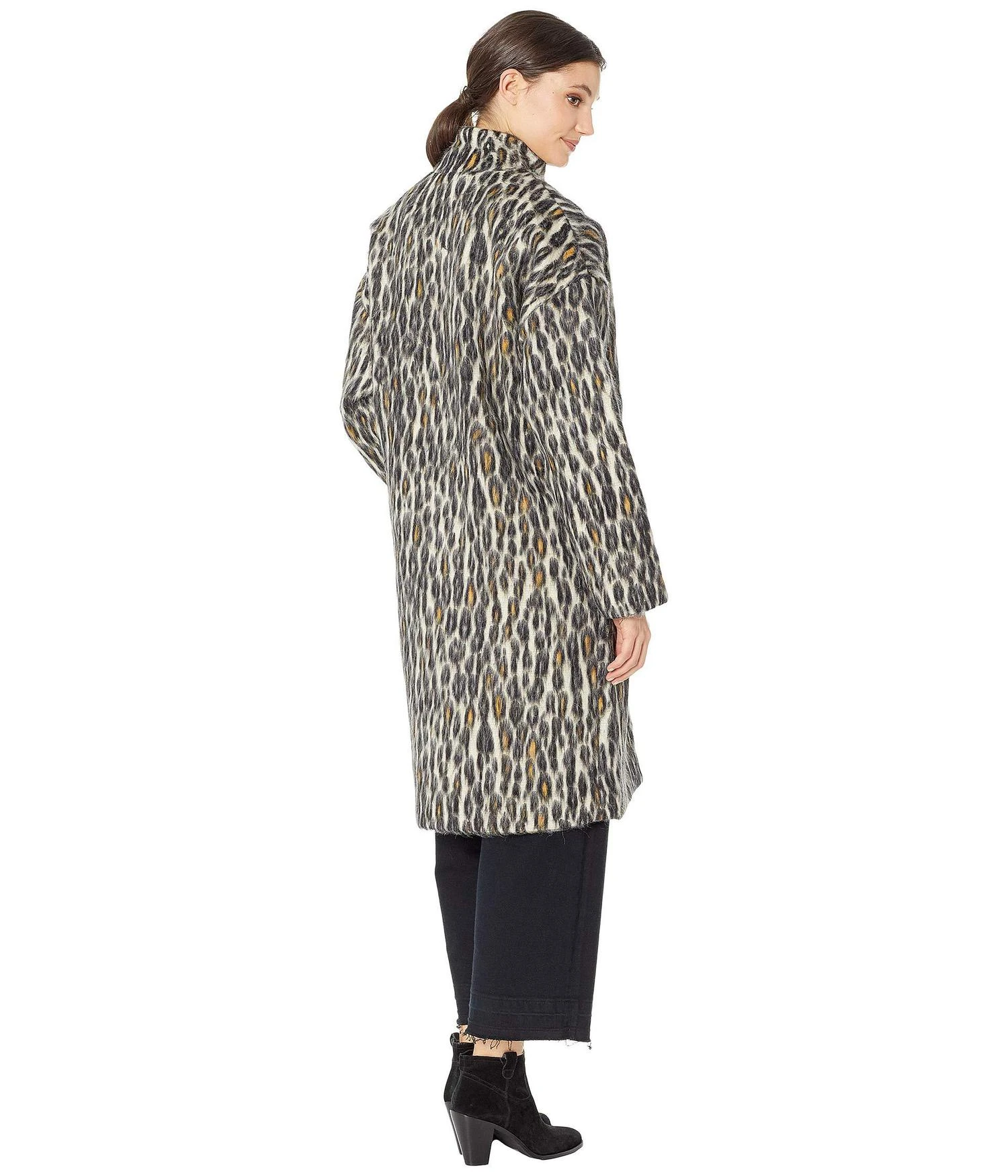 商品Juicy Couture|Hard Woven Boulevard Leopard Coat,价格¥1561,第3张图片详细描述