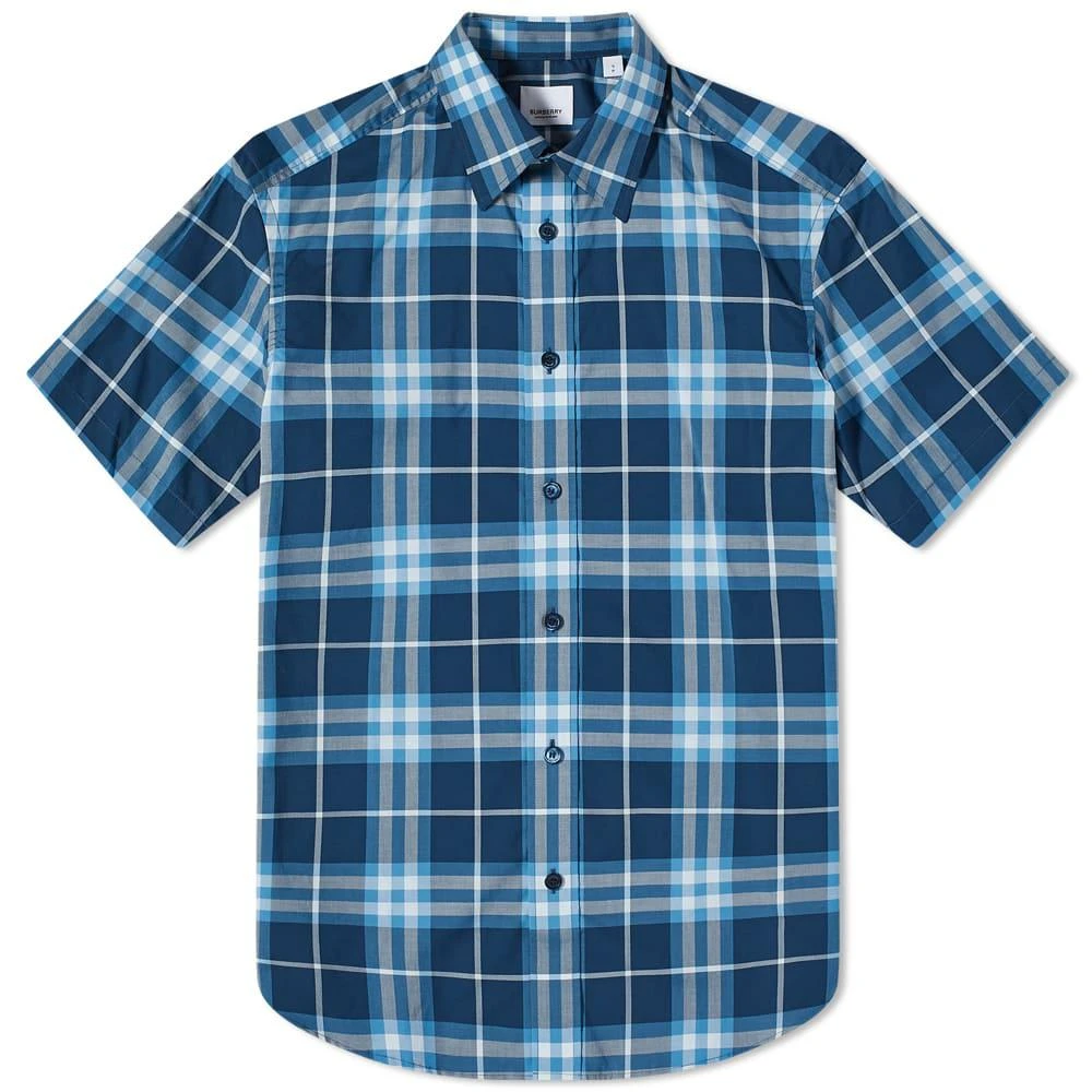 商品Burberry|Burberry Caxton Short Sleeve Check Shirt,价格¥3599,第1张图片