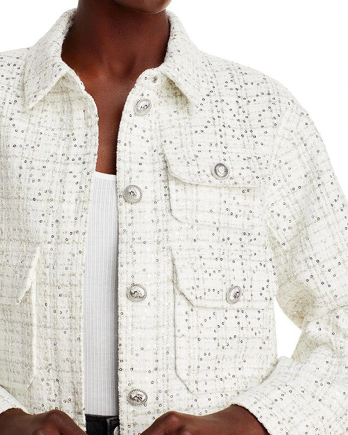 商品Maje|Sequined Check Jacket - 150th Anniversary Exclusive,价格¥1545,第5张图片详细描述