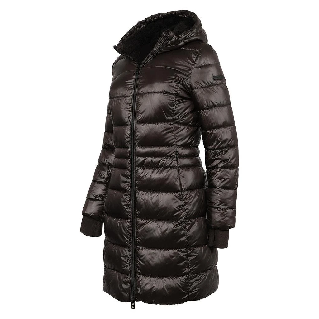 商品Lucky Brand|Lucky Brand Women's Knee Length Cozy Lined Zip Front Puffer,价格¥379,第3张图片详细描述