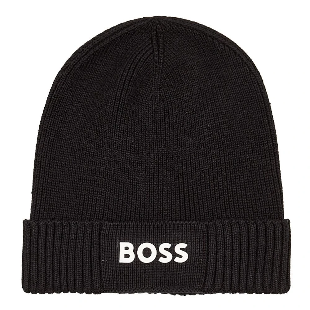 商品Hugo Boss|BOSS Asic Beanie - Black,价格¥289,第1张图片