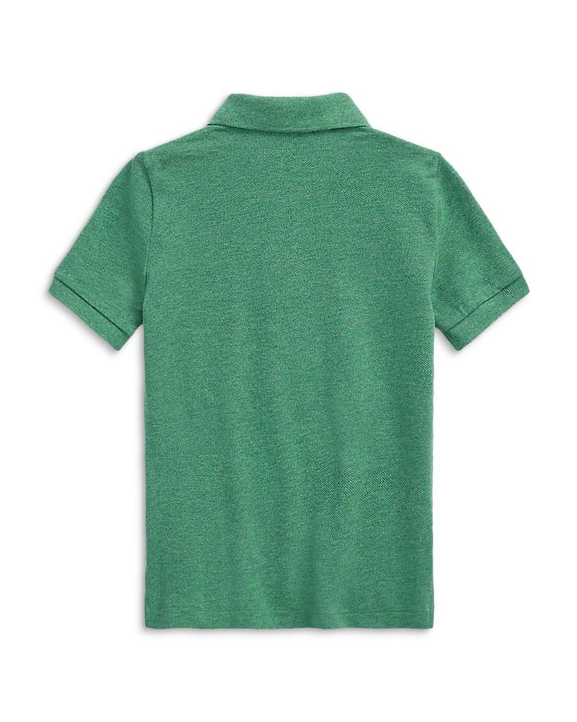 Boys' Green Cotton Mesh Polo Shirt - Little Kid, Big Kid商品第2张图片规格展示