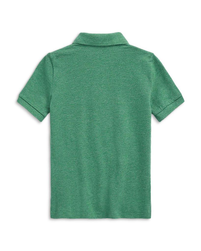 商品Ralph Lauren|Boys' Green Cotton Mesh Polo Shirt - Little Kid, Big Kid,价格¥254-¥280,第4张图片详细描述