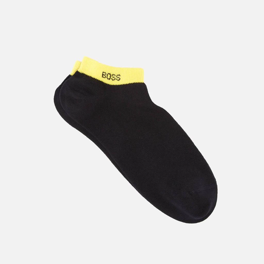 商品Hugo Boss|BOSS Bodywear Rainbow Cuff Stretch Cotton Ankle Socks,价格¥118,第5张图片详细描述