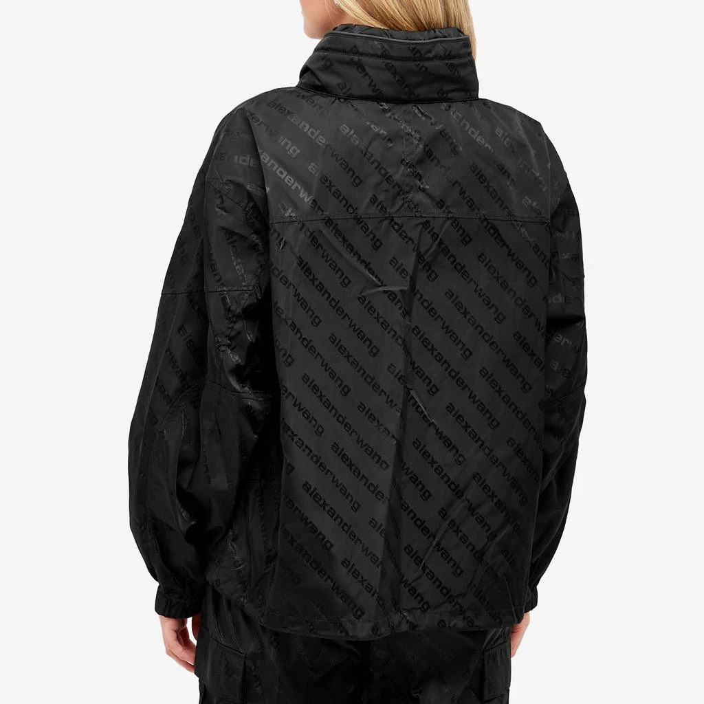 商品Alexander Wang|Alexander Wang Half Zip Track Jacket In Jacquard Nylon,价格¥3209,第3张图片详细描述