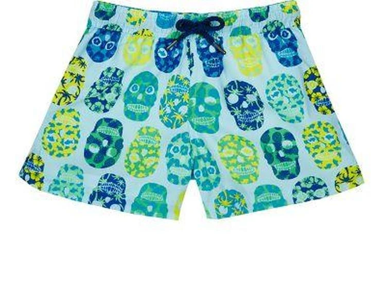 商品Sunuva|Skull-Print Swim Trunks,价格¥313,第1张图片