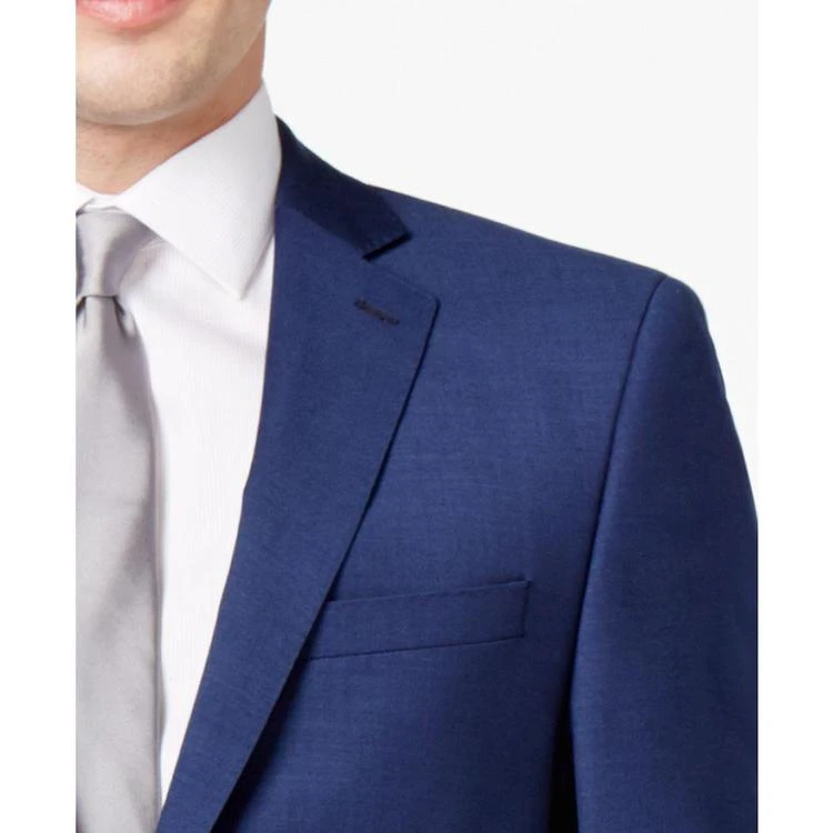 商品Calvin Klein|Men's Extra-Slim Fit Blue Suit,价格¥1465,第5张图片详细描述