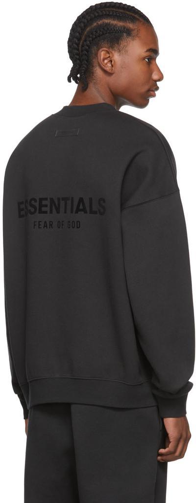 商品Essentials|Black Crewneck Sweatshirt,价格¥594,第5张图片详细描述