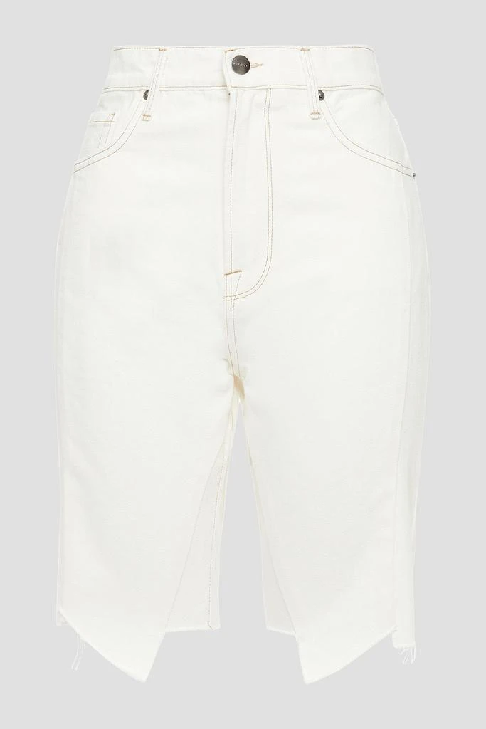 商品FRAME|Le Vintage Bermuda distressed denim shorts,价格¥505,第3张图片详细描述