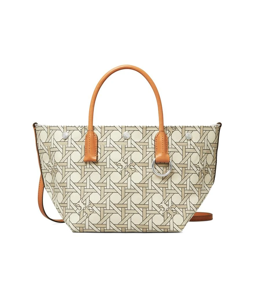 商品Tory Burch|Canvas Basket Weave Small Tote,价格¥1314,第1张图片