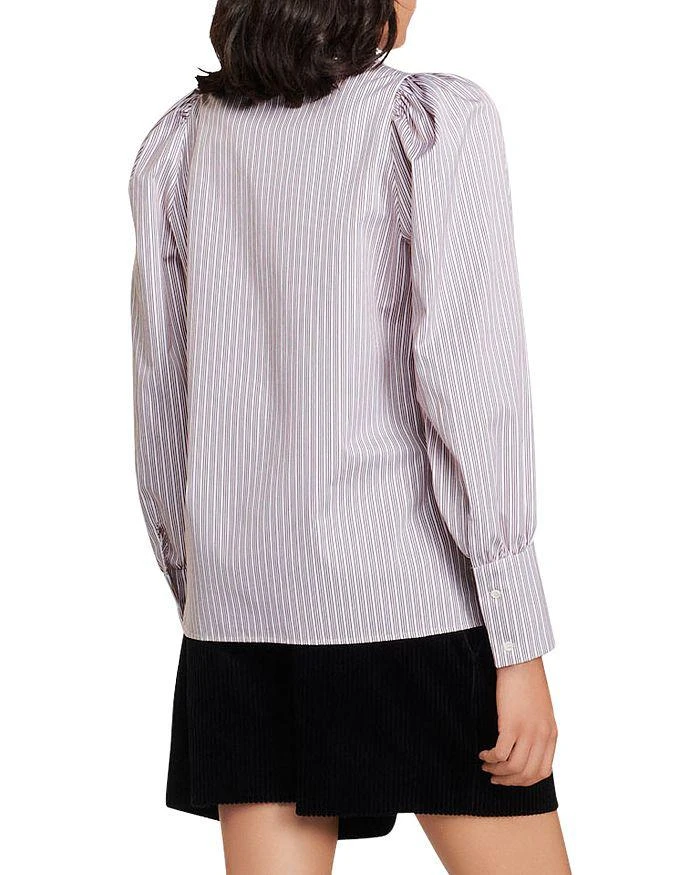 商品Sandro|Rosati Striped Puff Sleeve Shirt,价格¥1104,第2张图片详细描述