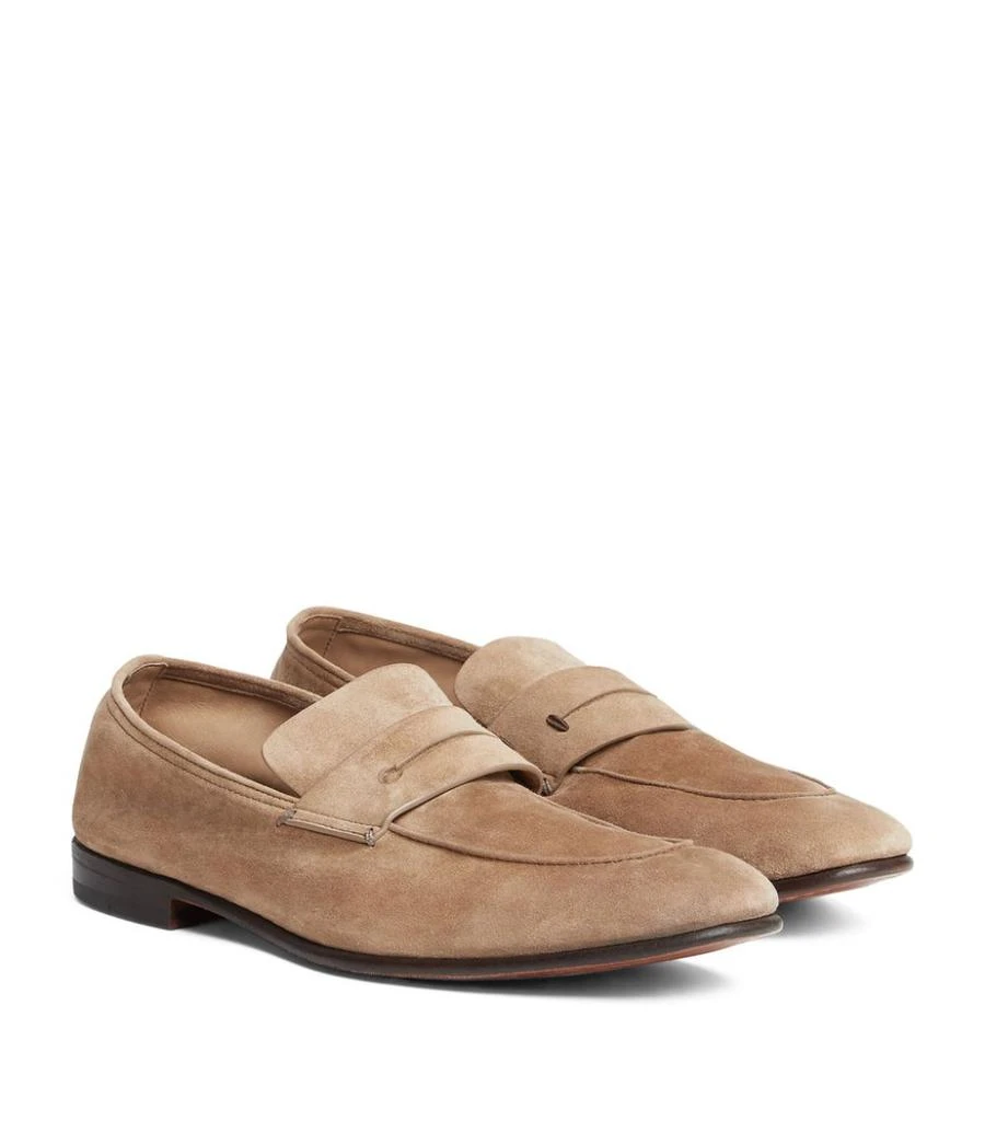 商品Zegna|Suede L’Asola Loafers,价格¥7014,第2张图片详细描述