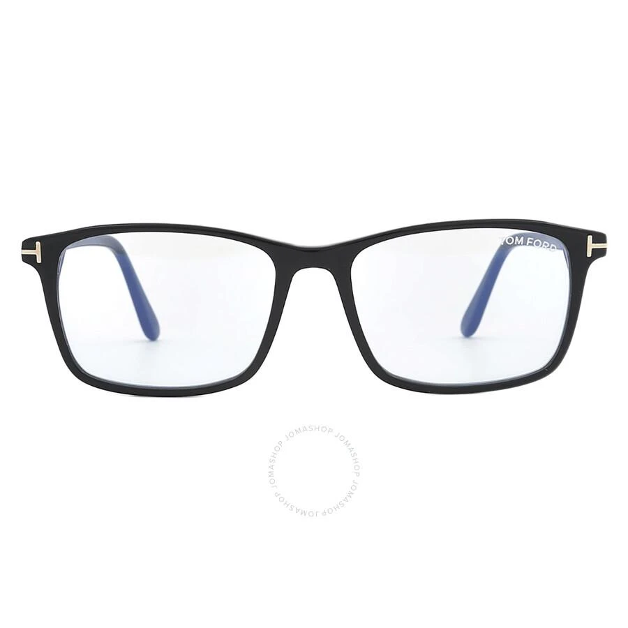 商品Tom Ford|Blue Light Block Rectangular Men's Eyeglasses FT5584-B 001 54,价格¥1128,第1张图片