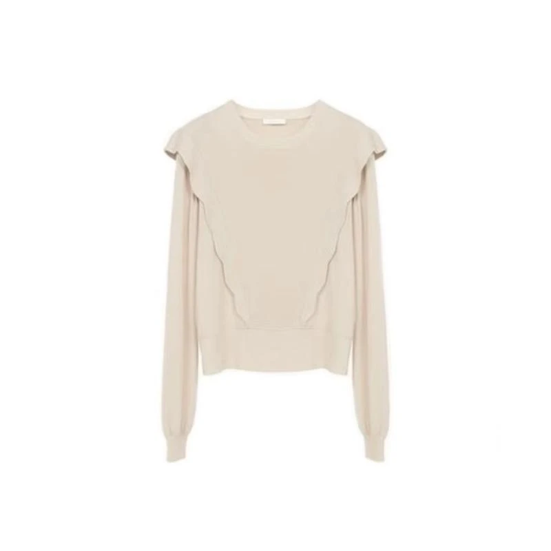 商品Chloé|CHLOE' 米色女士针织衫/毛衣 C21WMP24-530-20J,价格¥2878,第1张图片