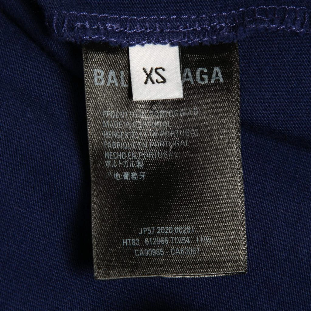 商品[二手商品] Balenciaga|Balenciaga Blue New Copyright Logo Print Crewneck T-Shirt XS,价格¥1808,第5张图片详细描述