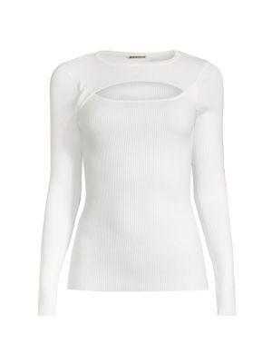 商品Tahari|Cut-Out Compact Knit Sweater,价格¥359,第1张图片