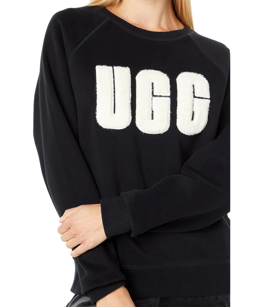 商品UGG|Madeline Fuzzy Logo Crew Neck T-Shirt,价格¥663,第3张图片详细描述