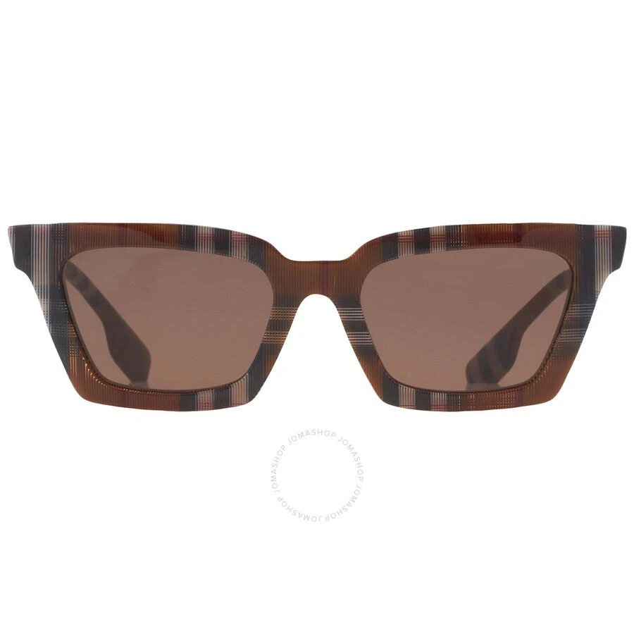 商品Burberry|Briar Dark Brown Square Ladies Sunglasses BE4392U 396673 52,价格¥609,第1张图片