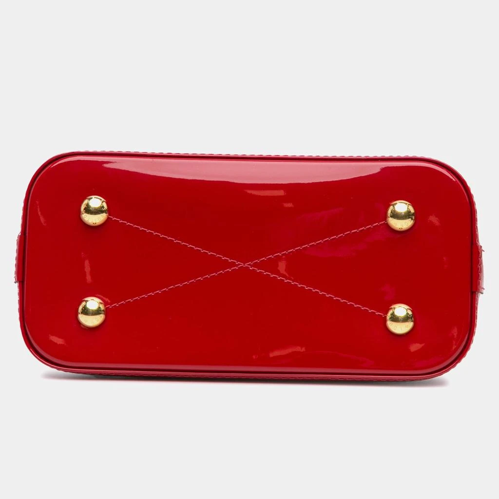 商品[二手商品] Louis Vuitton|Louis Vuitton Red Monogram Canvas Vernis Miroir Alma BB,价格¥13951,第3张图片详细描述