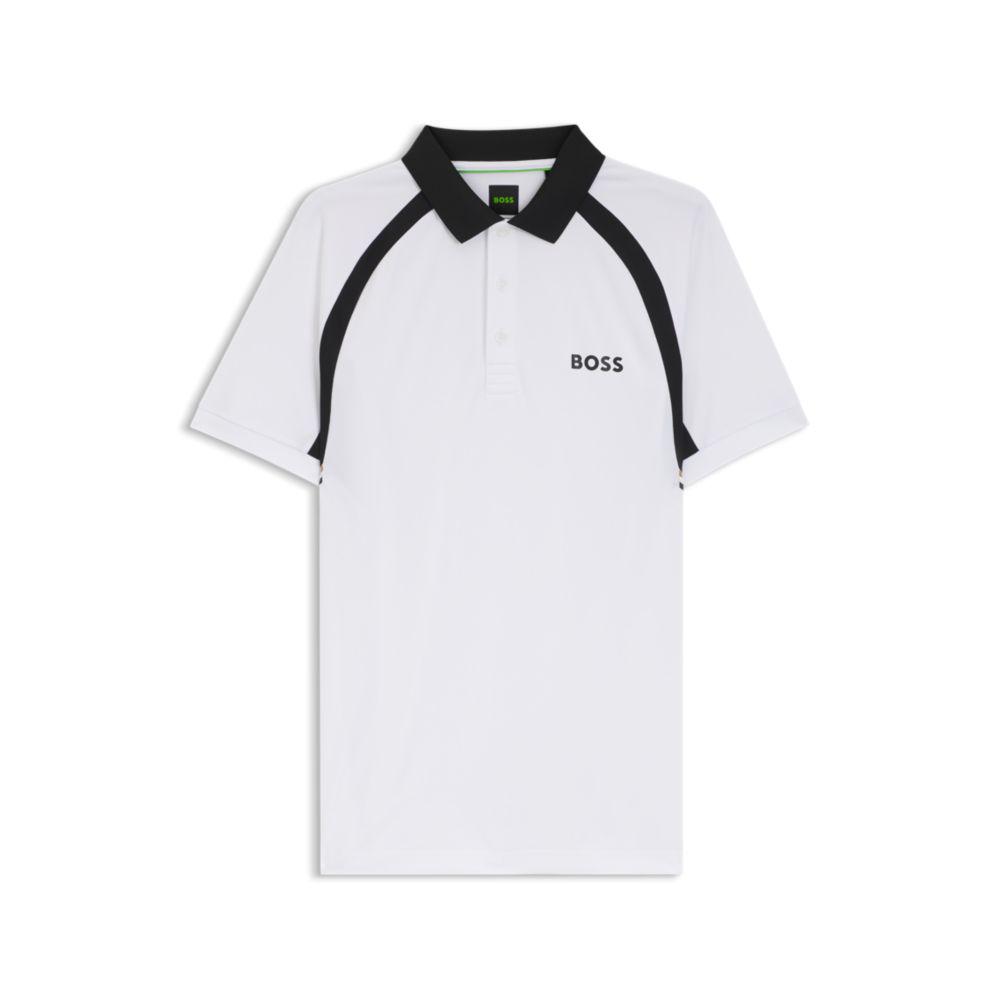 Quick-dry slim-fit polo shirt with four-way stretch image 2