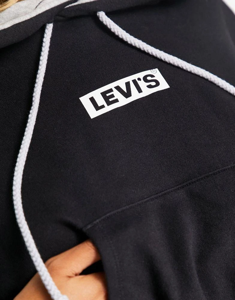 商品Levi's|Levi's cropped hoodie in black,价格¥418,第3张图片详细描述