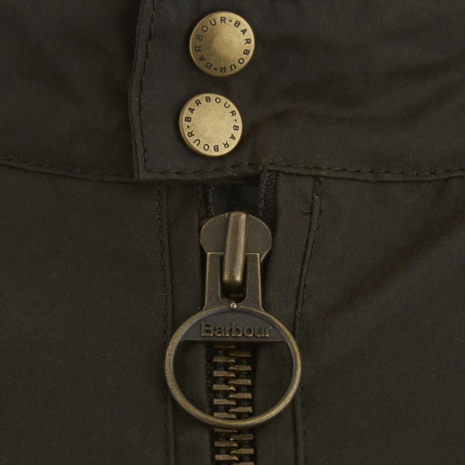 Barbour International X Steve McQueen Men's Merchant Wax Jacket - Olive商品第3张图片规格展示