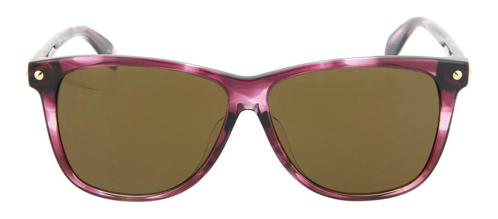 商品Alexander McQueen|Alexander McQueen AM0099SA 003 Wayfarer Sunglasses,价格¥1180,第1张图片