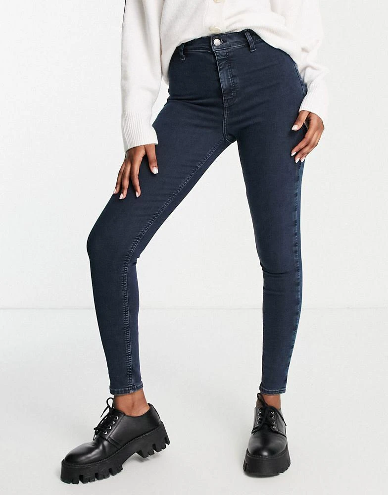 商品Topshop|Topshop Joni jean in blue black,价格¥205,第4张图片详细描述
