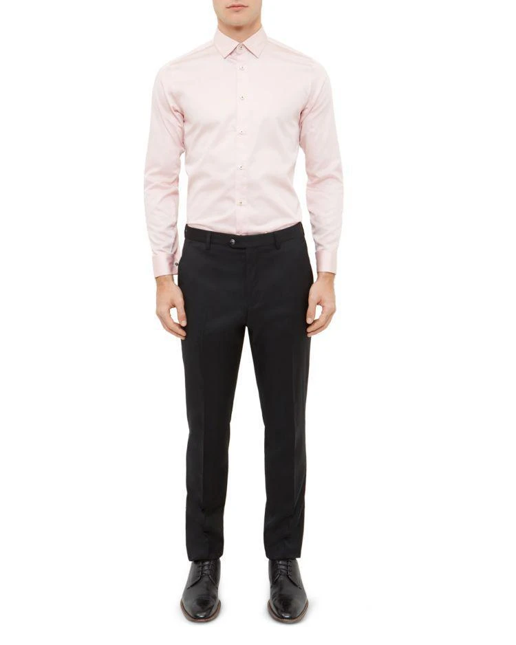 商品Ted Baker London|Exon Satin Stretch Slim Fit Button-Down Shirt,价格¥576,第3张图片详细描述