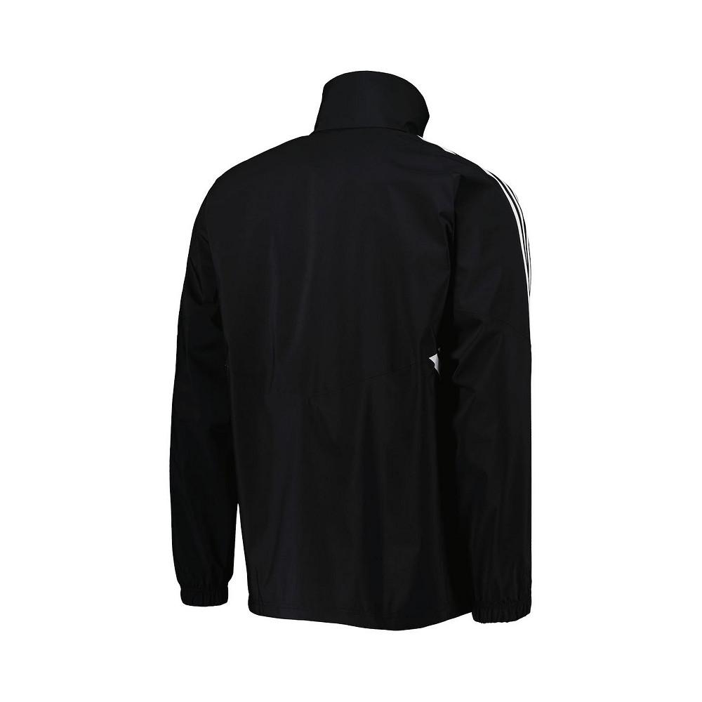 Men's Black Inter Miami CF Full-Zip Hoodie Rain Jacket商品第3张图片规格展示