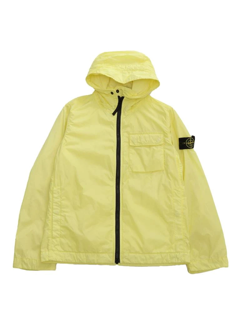 商品Stone Island|Stone Island Junior Logo Windbreaker,价格¥1552,第1张图片