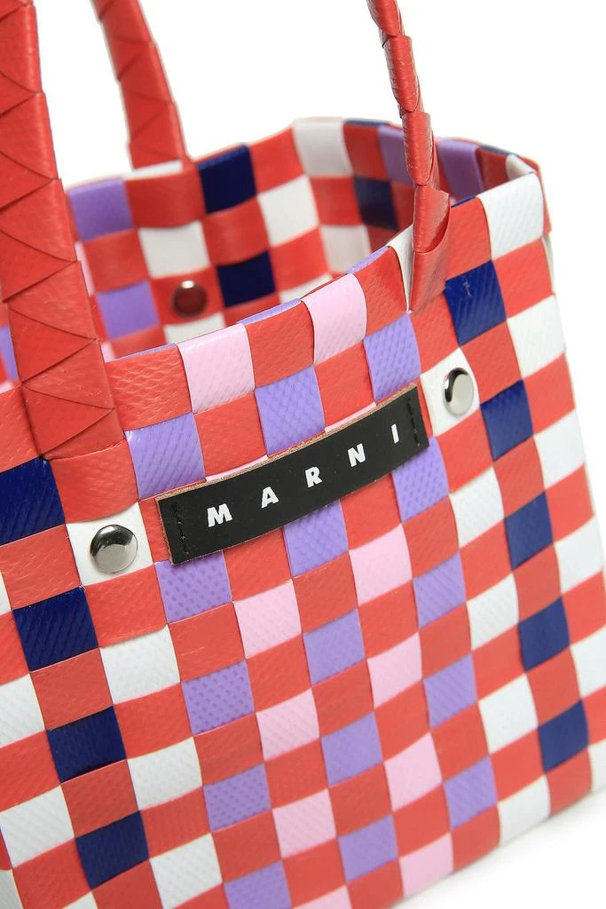 商品Marni|Marni Kids Logo-Patch Woven Tote Bag,价格¥603,第3张图片详细描述