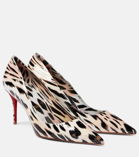 商品Christian Louboutin|Miss Z 80印花漆皮高跟鞋,价格¥10224,第1张图片