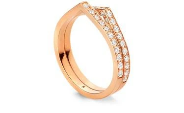 商品Repossi|Antifer 双排戒指,价格¥35289,第1张图片