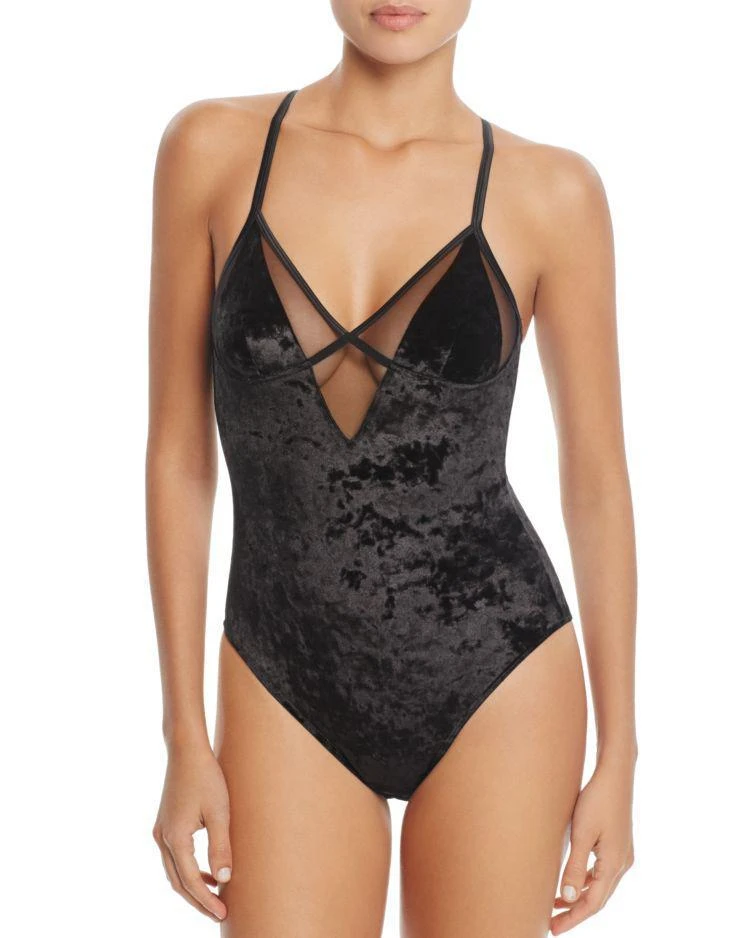 商品Sam Edelman|Velvet Bodysuit,价格¥282,第2张图片详细描述