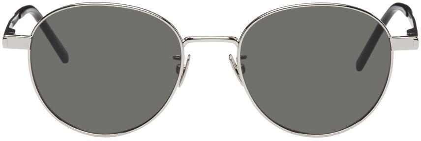 商品Yves Saint Laurent|Silver SL 533 Sunglasses,价格¥2628,第1张图片