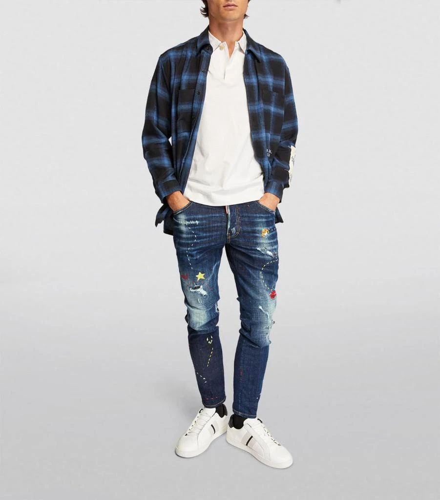 商品DSQUARED2|Video Game Skater Straight Jeans,价格¥6151,第2张图片详细描述